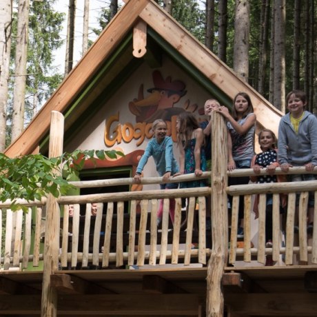 Kindergeburtstag im Baumhaus Goggolori., © Freizeitpark Ruhpolding