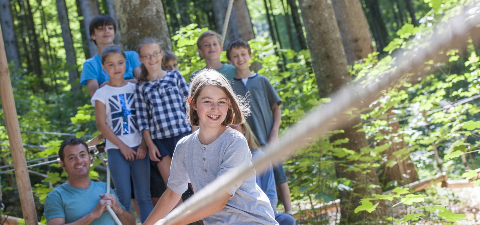 Teamgeist und Kameradschaft stärken im Freizeitpark und Märchenpark Ruhpolding., © Freizeitpark Ruhpolding